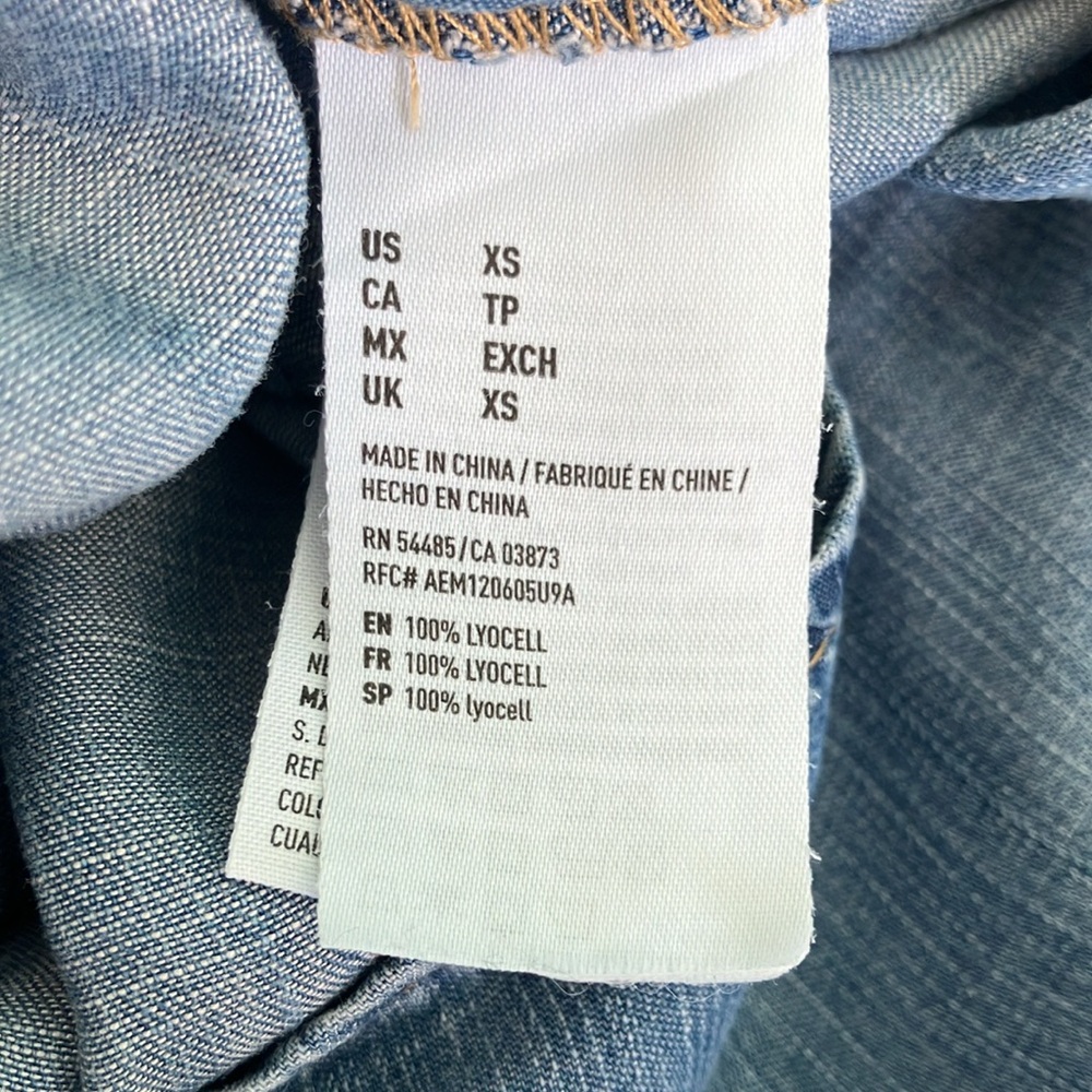 American Eagle Outfitters Blue Denim Dress - Picture 10 of 11